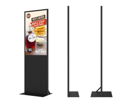 China 43/55 Inch Indoor IPS Screen Floor-standing Interactive SignageDigital Standing Vertical Advertising Screen And Display for sale