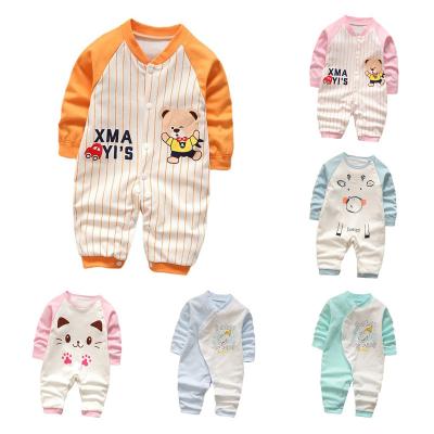 China 100% Cotton Autumn Spring Cartoon Bear Toddler Romper Boy Clothes Infant Newborn Baby Clothes Jumpsuit For Baby Clothes for sale