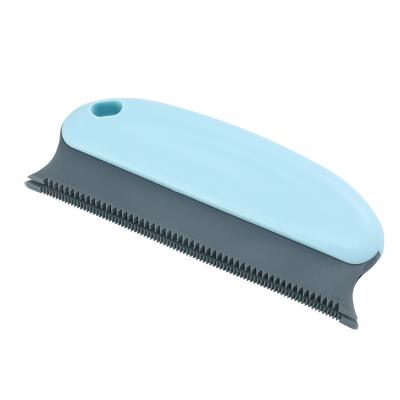 China Stocked Hot Sale 2022 Custom Logo Color Blue Green Pink Pet Grooming Brush Pet Brush Pet Hair Remover for sale