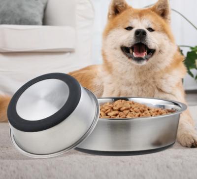 China Stocked Hot Sale Stainless Steel Bowls Pet Feeder Stainless Steel Pet Bowl Stainless Steel Dog Food Bowl for sale