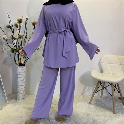 China Muslim Women Prayer Clothing Eid Mubarak Kaftan Dubai Abaya Turkey Muslim Fashion Hijab Dress Sets Islam Clothing Abayas Islamic Muslim Clothing for sale