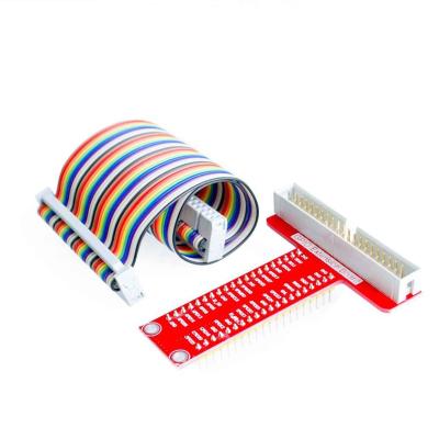 China For Raspberry Pi 1B+/2B/3B T Type GPIO Expansion Board With 40P Cable for sale