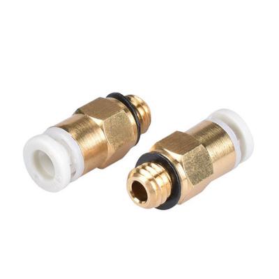 China Plastic+bras pneumatic connector KJH 04M6 4*2mm for sale