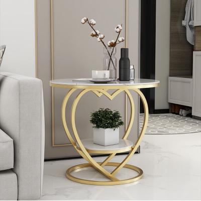 China China Manufacturer Adjustable Modern Metal Frame (Others) Table Sofa For Living Room Home Side Furniture With Marble Top for sale