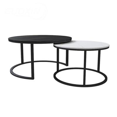 China Hot Selling Amazon Adjustable Professional Marble Nesting Top Indian Metal Furniture (Others) Coffee Tables for sale