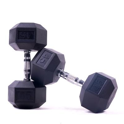 China 10Kg Pounds Free Gym Workout Dumbbell Equipment Morden Dumbbell Factory Weightlifting Hex Dumbbells for sale