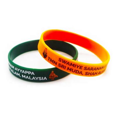 China Customized Top Tier Silicone Wristband Silicone Bracelet Suppliers Customized Silicone Wristband for sale