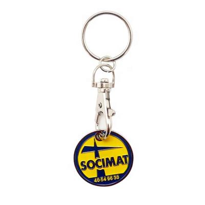 China Wholesale Promotional Custom Metal Key Chain Metal Key Chain With Key Rings for sale