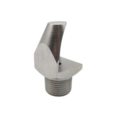 China Hotels Low Angle Flat Stainless Steel Fan Nozzle for sale