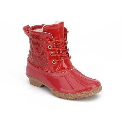 China Wholesale Waterproof Rubber Duck Boots Lace Up Rubber Shorts Rain Boots for sale