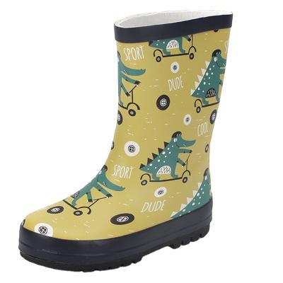 China Toddler Boy Girls Kids Waterproof Waterproof Dripdrop Boots Rainboots Rubber Rain Boots For Kids for sale