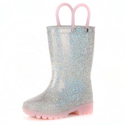 China Hotsales Waterproof Kids PVC Rain Boots Half Kids PVC Rain Boots PVC Gumboots for sale