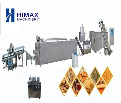 China High Efficiency Energy Saving Factory Corn Puffed Extruder Snacks Production Line Corn Chips Food Making Machine Price for sale