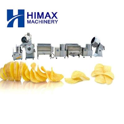 China High efficiency easy operate tunnel potato chips gas fryer machinery potato chips making machine comercial corn tortilla food production line making machine for sale