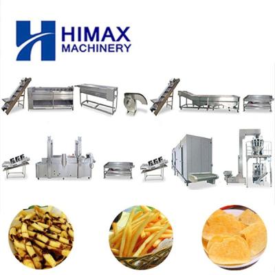 China Automatic Full Automatic Fresh Snacks Factory Hot Selling Potato Chips Production Line For Sale for sale