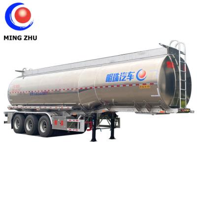 China Edible Truck Trailer Drinking Water Milk Beer Grade Tank Trailer for sale