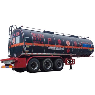 China Truck Trailer Stainless Steel 5000 Liters 20 Ton 40 Ton Transport Tanker Truck Semi Trailer for sale