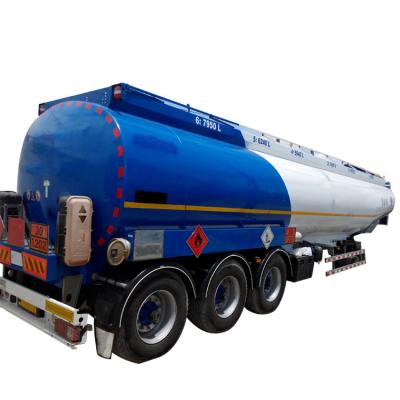 China Truck Trailer 3 Axle 42000liters Crude Oil Transport Tank Sulfuric Acid Semi Trailer for sale