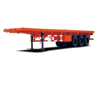 China Truck trailer best quality 2 3 4 axles 50 ton to 200 ton flatbed semi trailers customized on sale for sale