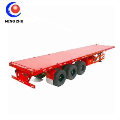 China High Quality Hot Sale Truck Trailer Coal Container Transport 40ft 70ft Chassis Shipping Container Trailer for sale