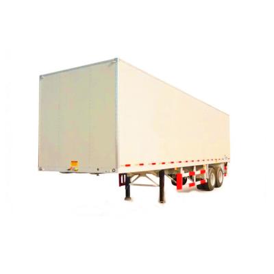 China High Quality Trailer Van Type Box Semi Trailer Dry Truck Trailer 2 Axle 3axle 45ft 53ft for sale