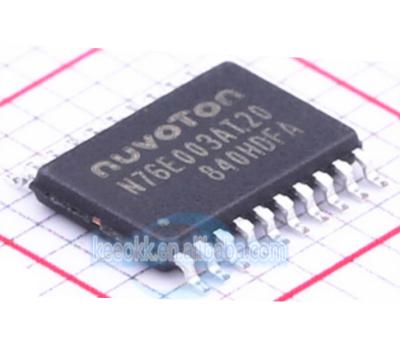 China Contact Customer Service In Stock Sales N76e003at20 Microcontrollers - Mcu IC Tssop20 N76e003at20 for sale