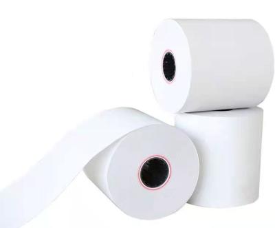 China POS Paper 80x80 80x70 80x60mm Heat Sensitive Thermal Receipt Paper Roll 50 Rolls Per Carton for sale