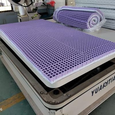 China Convertible Colors Customized King Queen Size Band Silicone Gel Mattress Topper Raw Material Layer Band Cooling Mattress for sale