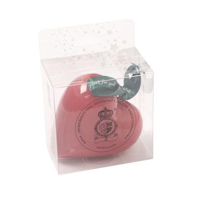 Cina Hot Sale Soft Cute Christmas Maange Makeup Sponge Red-Pink Eggs With Logo Heart Makeup Sponge Set in vendita