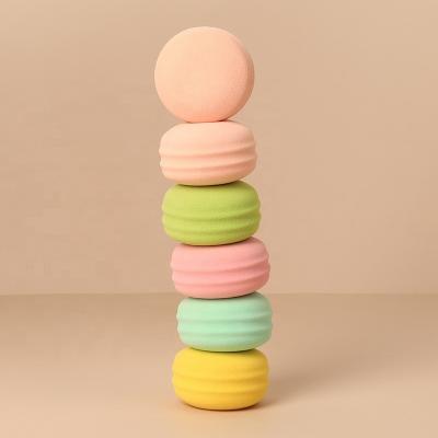 Китай Maange Macaron Christmas Sale Makeup Soft Hot Cute Pink Puff Sponge Flat Pink Makeup Sponge продается