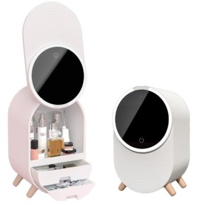 중국 Hot Sale LED Makeup Mirror Storage Box Beautiful Lipstick Jewelry Storage Box Home Office Drawer Dustproof Store 판매용