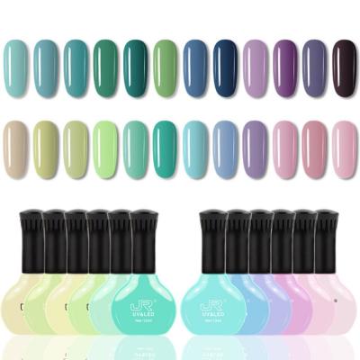 중국 Best Selling Nail Art DIY 96 Color Bottles Light Therapy Glue Gel Nail Polish 12 Color Set Nail Polish 판매용