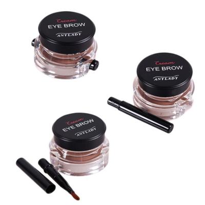 Κίνα Waterproof Eyebrow Pomade 3 Color Waterproof Eyebrow Makeup Eyebrow Gel With Brush προς πώληση