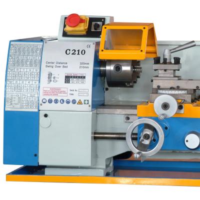 China Building Material Shops C210  Bench Lathe Machine Mini Small Lathe Machine for sale