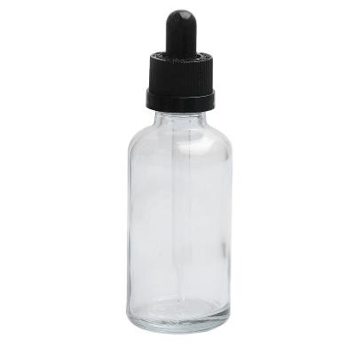 China Personal Care 60ml e juice liquid packaging bottle glass with glass dropper for sale