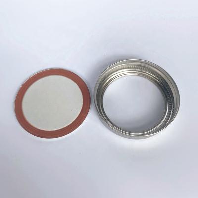 China Non Spill Bpa Free Regular Mouth 70mm Metal Mason Jar 2pieces Canning Lids Wholesale for sale