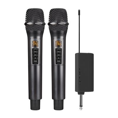 China Universal Compatibility LMBGM Wireless Microphone One Tow Two Household Outdoor Handheld Microphone Outdoor Handheld Microphone for sale