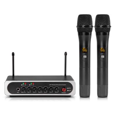 China Handheld Microphone Mike Wind Ring Brand Wireless Noise Reduction Home Singing To One Hinder Two Microphone Mobile Phone Bluetooth Computer Live Band Effe for sale