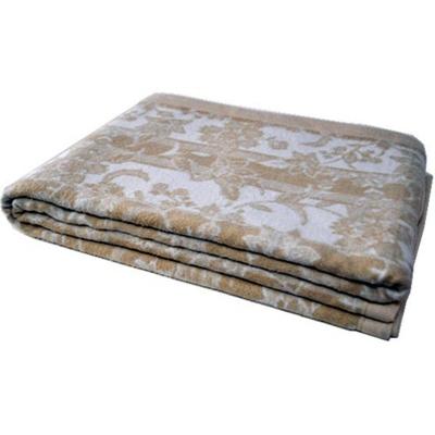 中国 Double Bed Jacquard Blanket Queen Winter Heavy Comfortable 100% Silk PHOENIX Monroe West Camouflage Anti-pull Luxury Size BLUE 販売のため