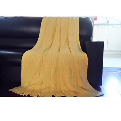 China Disposable BLUE PHOENIX viechle knitted blanket 55%silk 45%cashmere throw blanket custom made cozy winter thick warm blanket for bed wholesale zu verkaufen