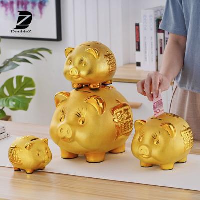 China Plastic Children's Gifts Pig Shaped Money Safe Boxes for sale