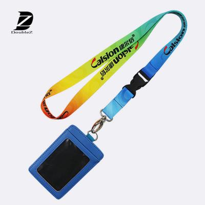 China Promotional Satin Polyester Lanyards For ID Card for sale