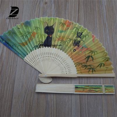 China Europe Sublimation Foldable Blank Hand Fans for sale