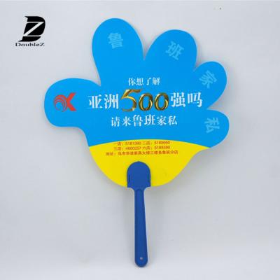 China Promotional Europe PP PVC Hand Fan Fan for sale