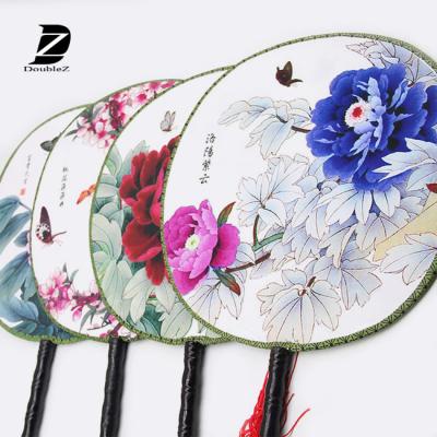 China Europe Promotional Chinese Style Circular Fans for sale