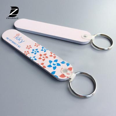 China EMERY Double Sides Sanding 100/180 nail file with key rings for sale