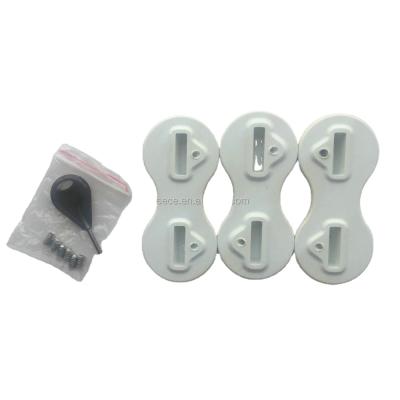 China With plastic pvc foma fusion fin box surfboard fins boxes surfing plugs tri fin set for sale