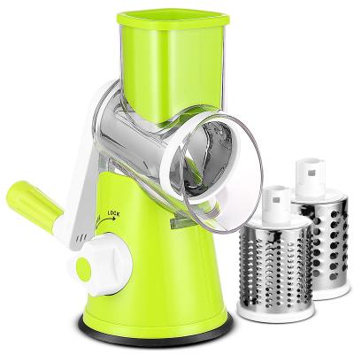 China Viable Kitchen Vegetable Fruit Slicer Grater Cutter 3 in 1 Mandoline Crusher Cutter Fruit Slicer Grater for sale