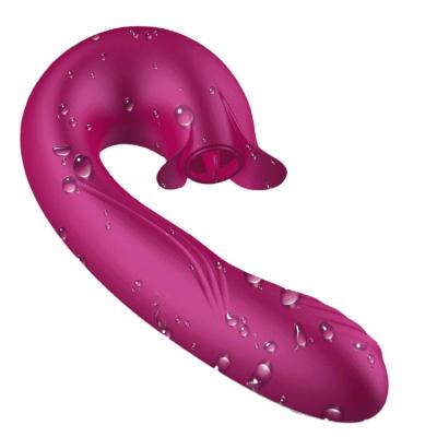 China Sucking Vibrator Suck and Lick Clit Vibrator 2 in 1 Powerful Vibration Vaginal Massager Free Sucking Clit for Women for sale