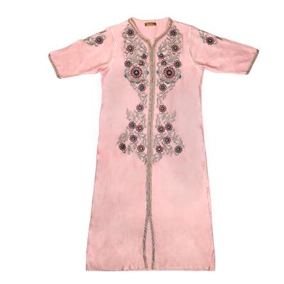 China High Quality Elegant Muslim Women Muslim Dress Rayon Robe Islamic Clothing for sale